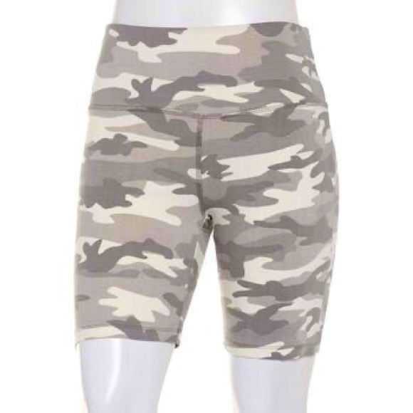 French Laundry | Shorts | French Laundry High Waist Camo Bike Shorts |  Poshmark